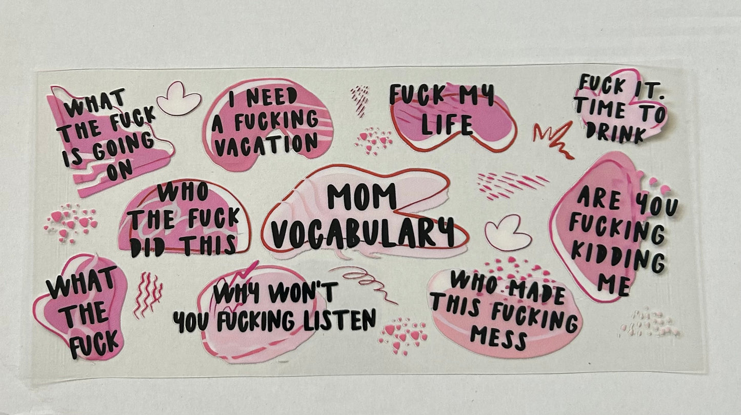 Mom Vocabulary