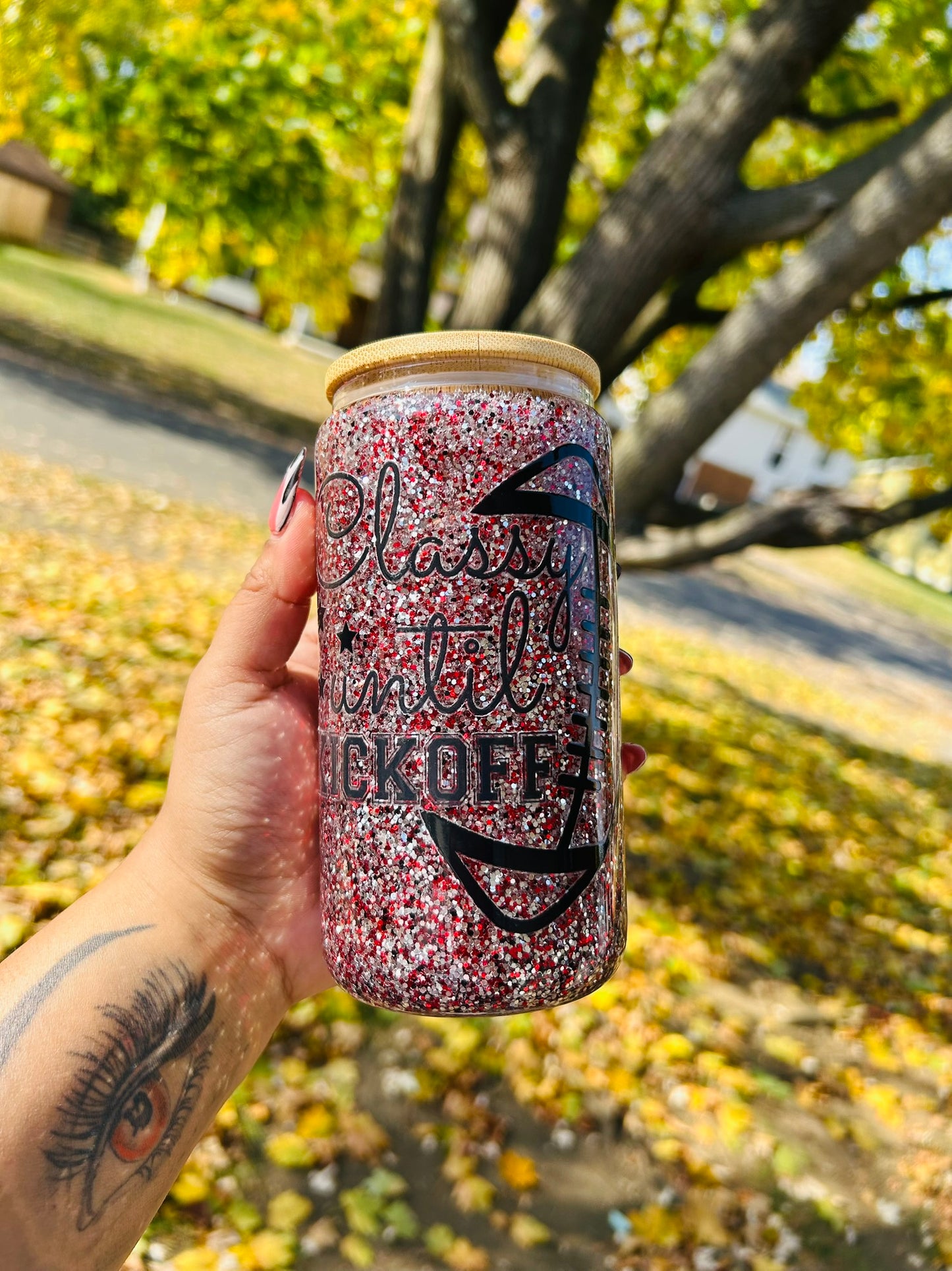 Classy Until Kickoff (glass)