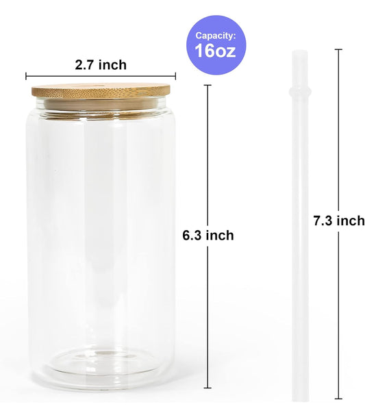 Glass snowglobe tumbler