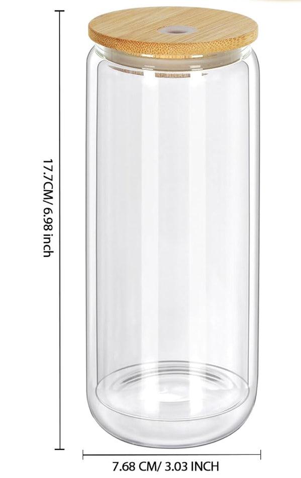 Glass snowglobe tumbler